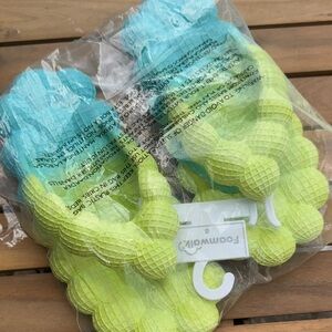 🔥Women's Blue and Yellow Sandals Sz 7 New